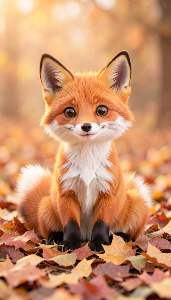 Zorrito en otoño - Fotos de perfil kawaii de
