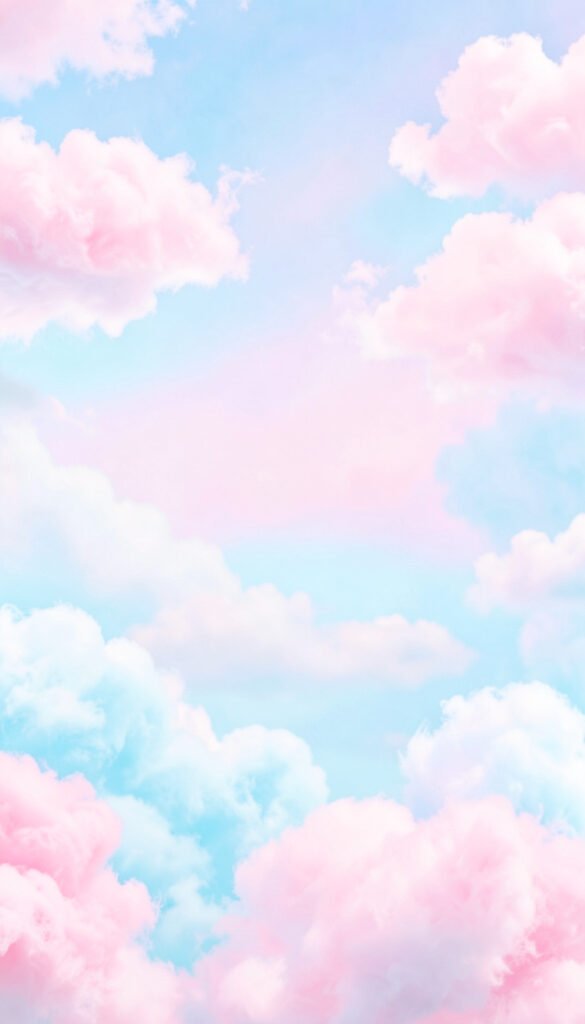 Nubes de algodón de azúcar - fotos de perfil kawaii aesthetic