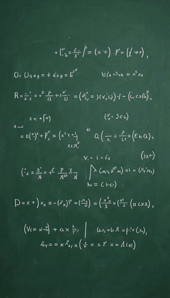 Fórmulas y pizarras - Portadas de física con fórmulas