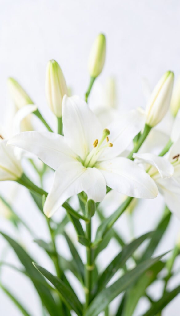 Lirios Blancos y Pureza - Fotos de flores para fondo