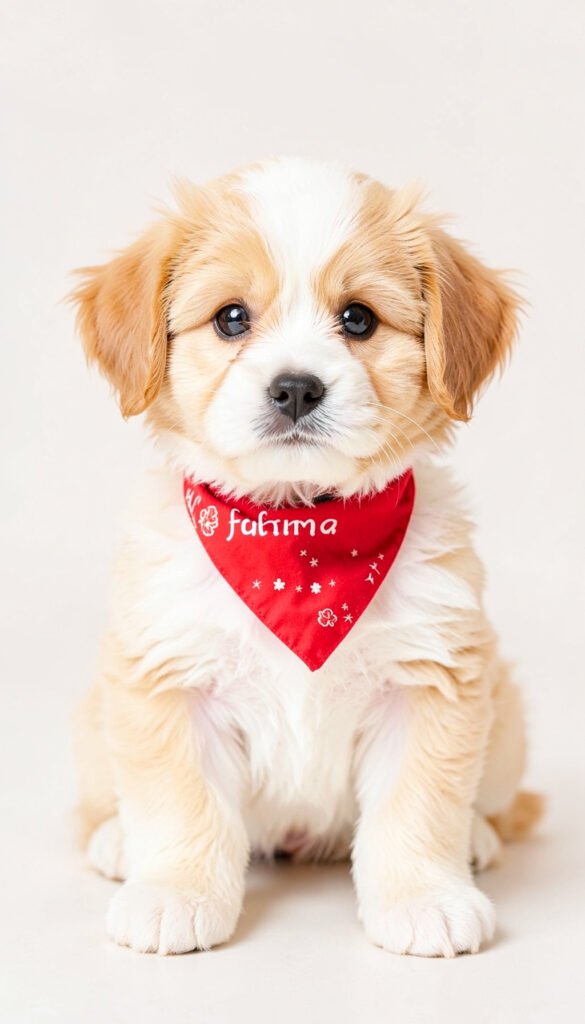 Perrito simpático con pañuelo - fotos de perfil cute