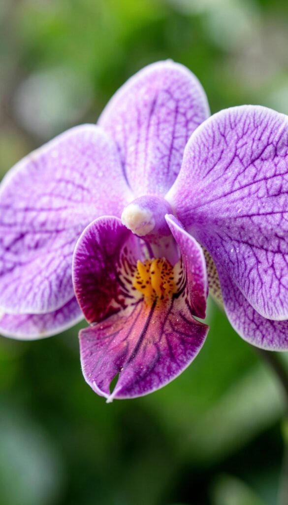 Orquídea púrpura elegante - flores macro alta resolución