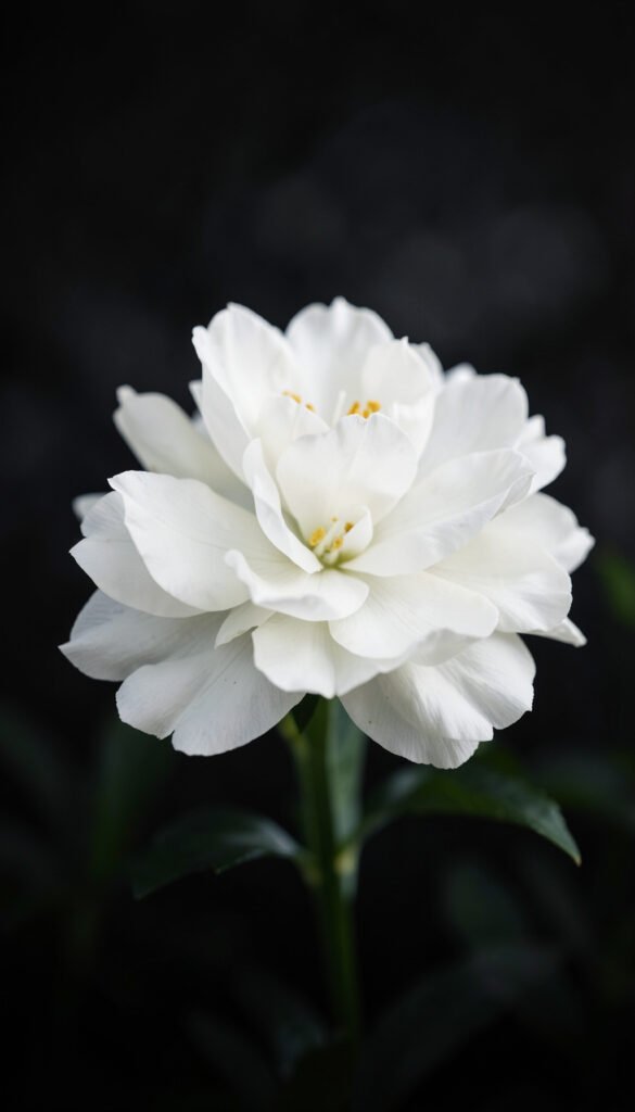 Lirios blancos elegantes - Fotos de flores 4K