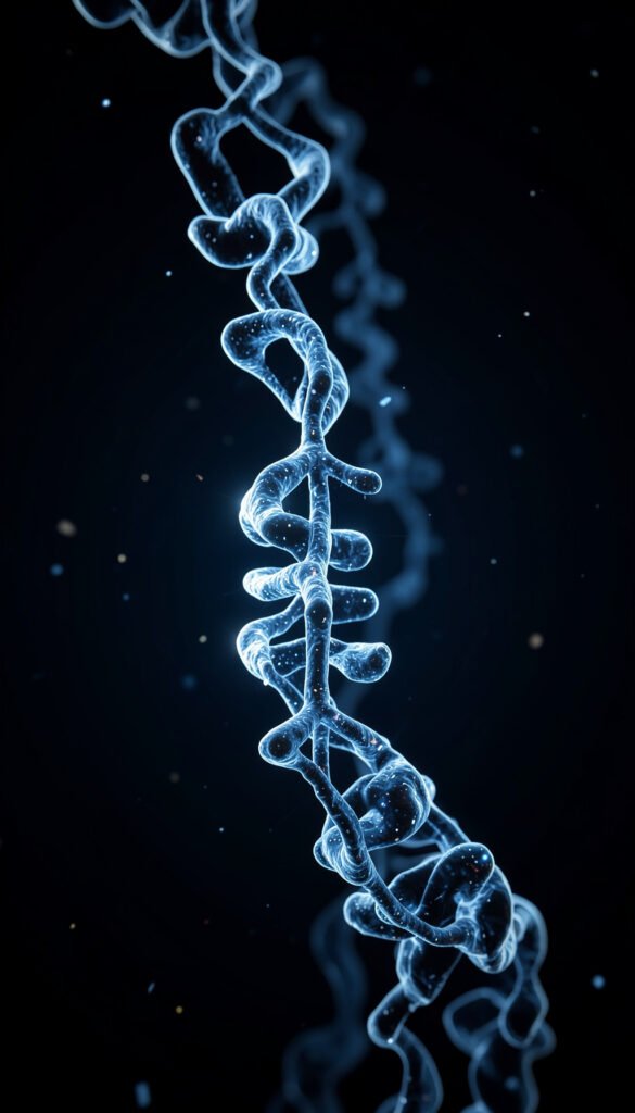 Cromosomas en acción - Portadas de biología con estilo