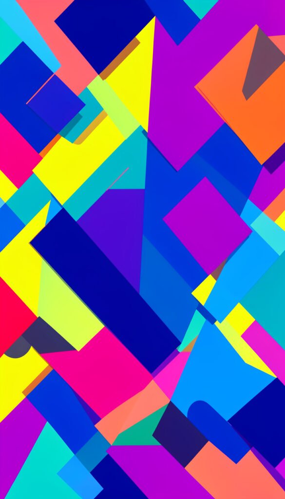 Arte Digital Geométrico - Fondos aesthetic para WhatsApp modernos