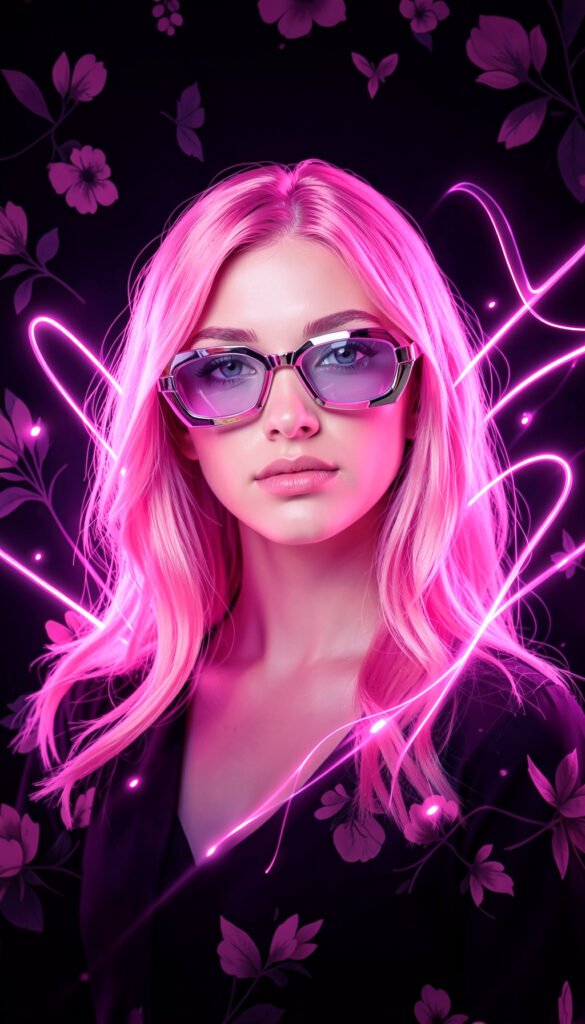 Glow Futurista - imágenes chicas aesthetic rosa