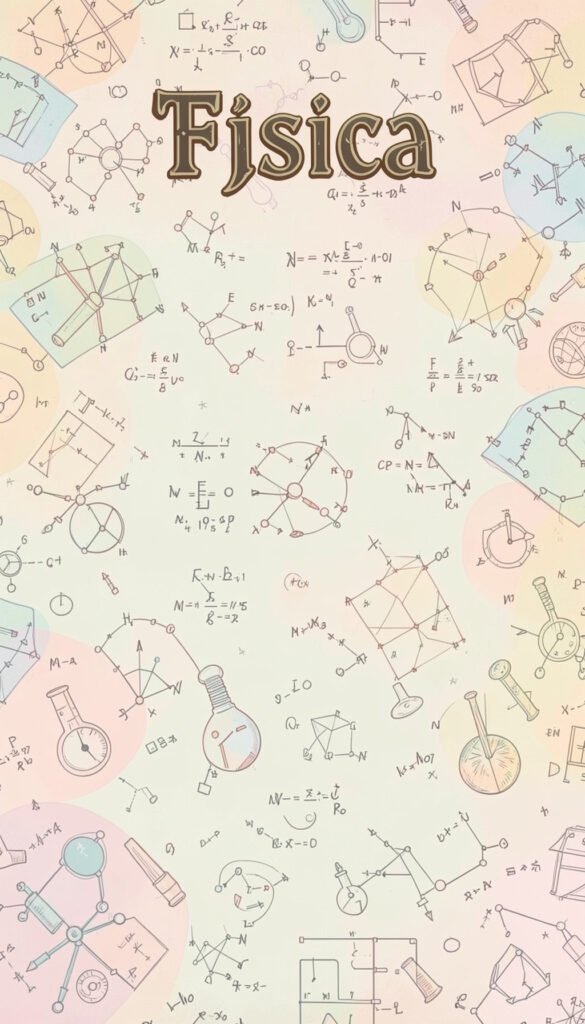 Retro futurista - Portadas de física con diseño