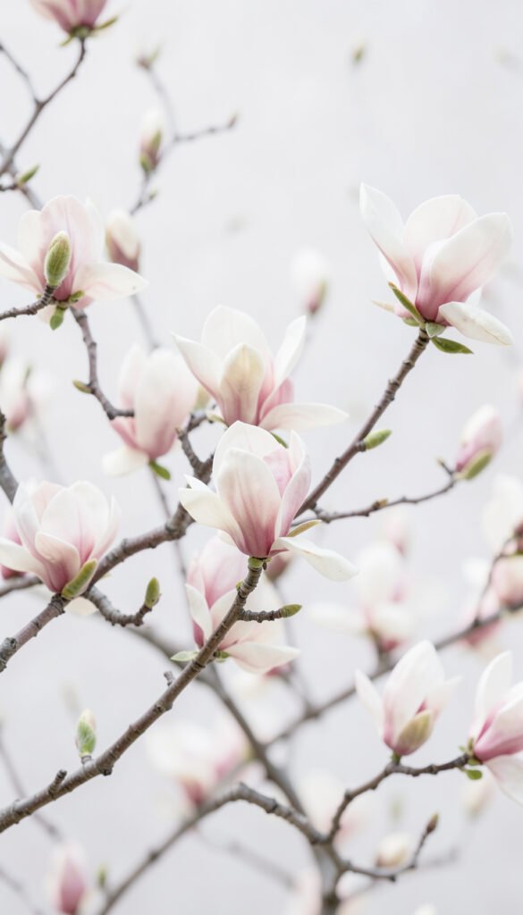 Magnolias sofisticadas - Fondos de flores aesthetic elegantes