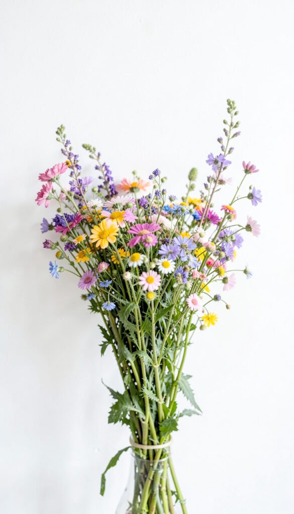 Flores silvestres minimalistas - Fondos de flores aesthetic elegantes