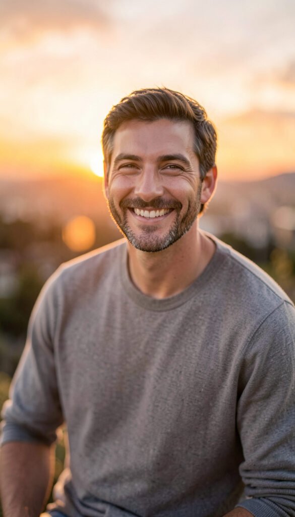 Tonos Cálidos y Naturales - Fotos de perfil para hombres