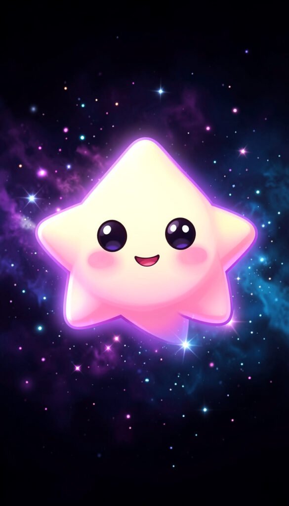 Estrella sonriente cósmica - Fotos de perfil kawaii aesthetic