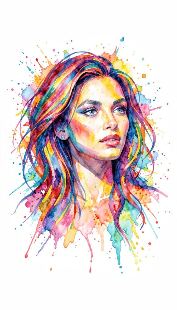 Estilo acuarela moderno - Fondos para WhatsApp aesthetic de