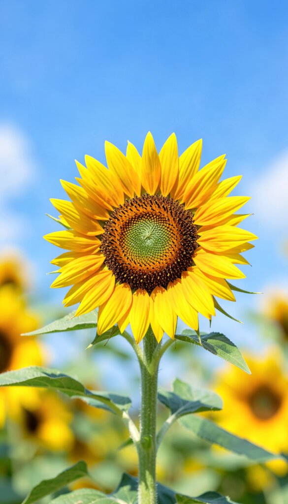 Girasol vibrante - Fotos de perfil de flores