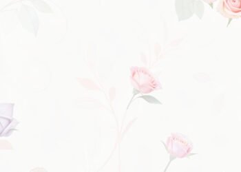 Rosas Pastel Minimalistas - Fondos para chicas aesthetic modernos
