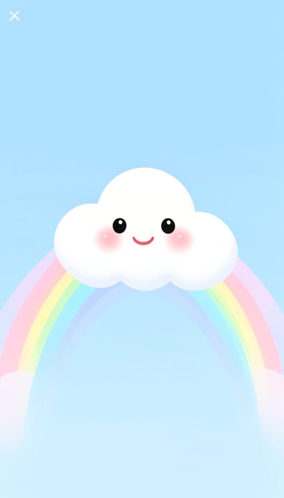 Nube sonriente - Fotos de perfil kawaii aesthetic