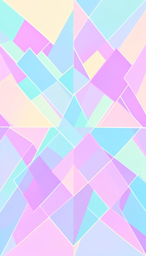 Arte geométrico colorido - imágenes bonitas perfil Facebook alta calidad