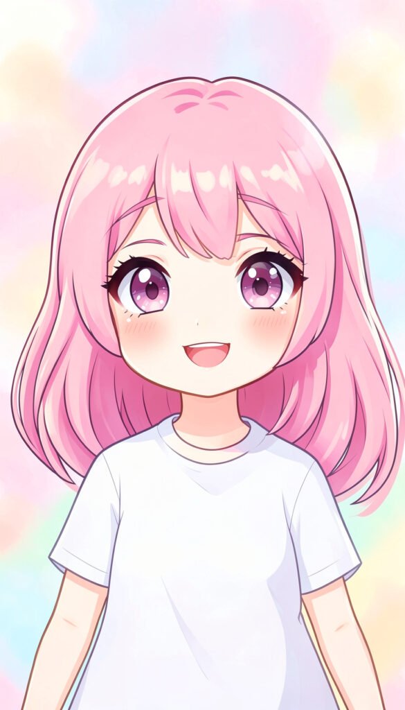 Niña anime kawaii - Fotos de perfil kawaii para