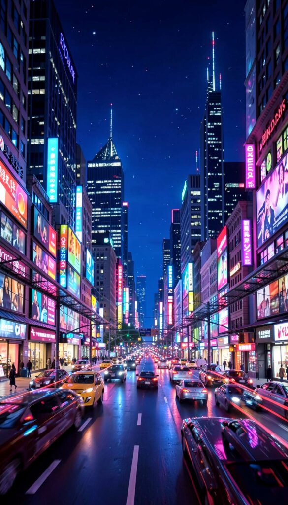 Ciudad Nocturna - Fondos de pantalla para WhatsApp