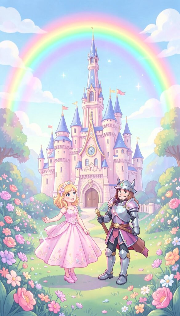 Castillo de Fantasía - Fondos para niños con dibujos