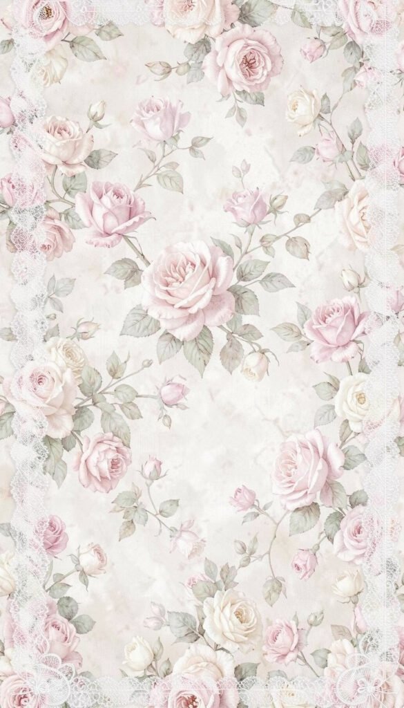 Flores Vintage - fondos aesthetic WhatsApp