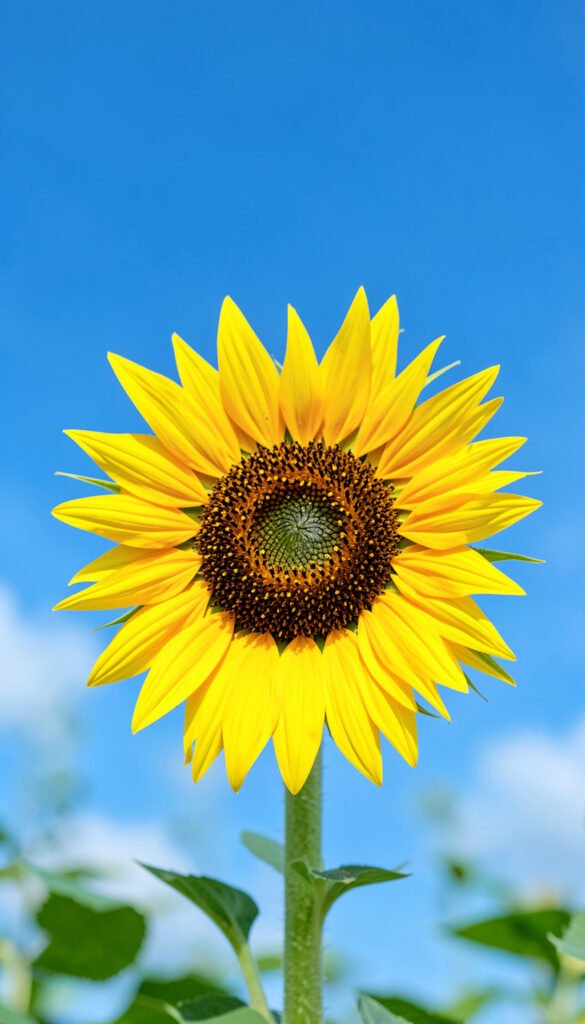 Girasoles brillantes - Imágenes de flores para fotos
