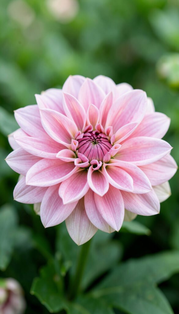Dalias rosadas en detalle - imágenes de flores naturales