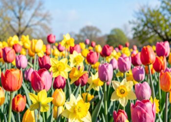Primavera en el jardín - Fondos de flores coloridas en