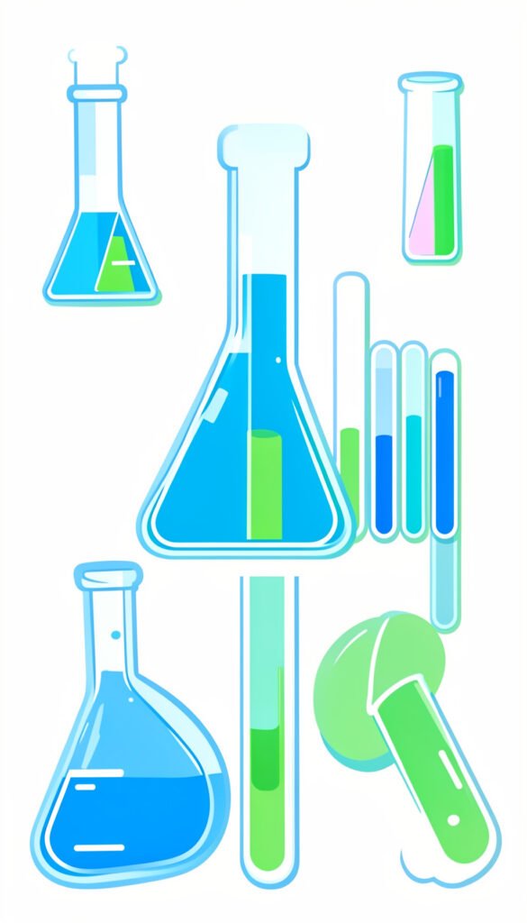 Laboratorio minimalista - Carátulas de química para Facebook