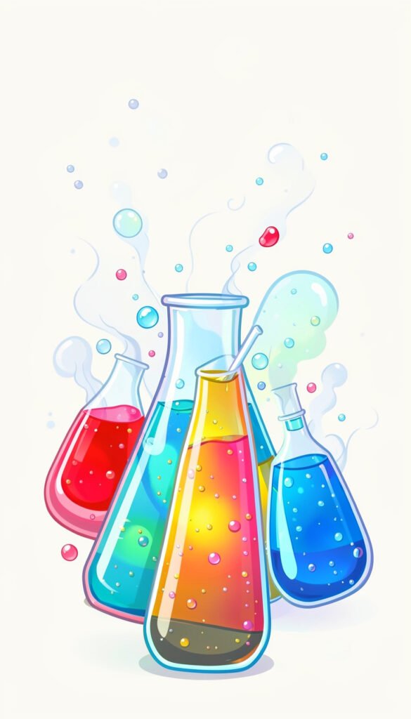 Reacciones químicas animadas - Carátulas de química para Facebook