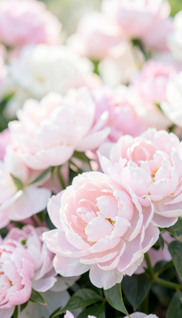 Peonías suaves - Fondos de flores coloridas en