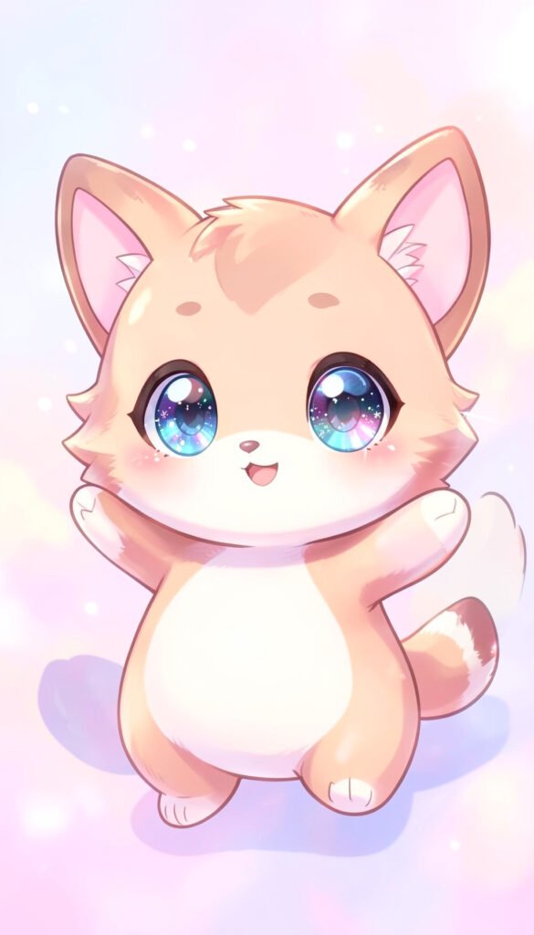 Mascota kawaii - Fondos para WhatsApp perfil de