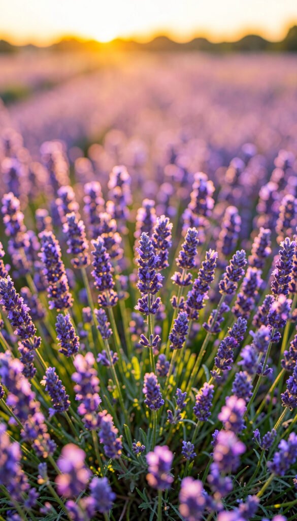 Campo de lavandas - Fotos de flores 4K