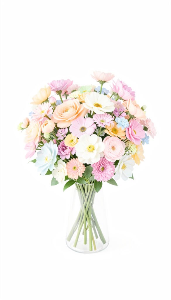 Flores kawaii minimalistas - Imágenes kawaii aesthetic para perfil