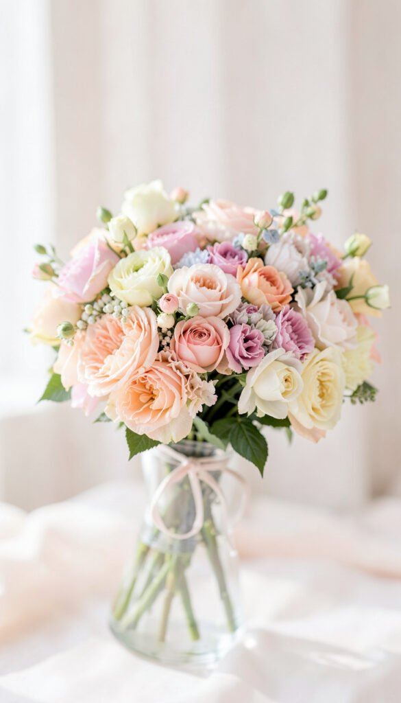 Flores en tonos pastel - Imágenes para chicas lindas y