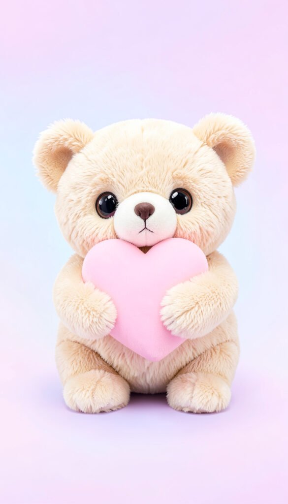 Osito abrazando corazón - Fotos de perfil kawaii aesthetic