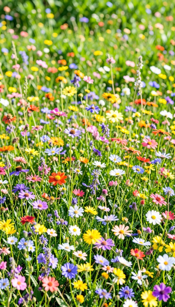 Flores silvestres de primavera - fotos de flores naturales