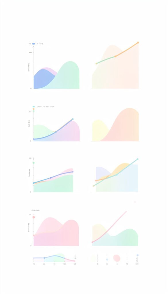 Gráficos y Datos - portadas de ciencias aesthetic modernas