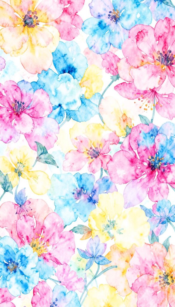 Arte floral abstracto - Fondos de flores coloridas en