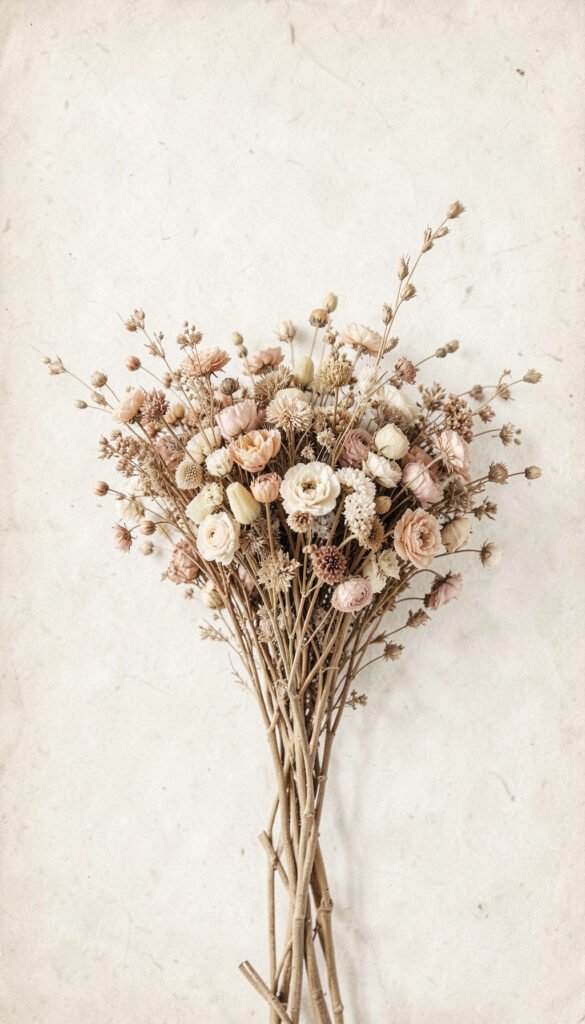 Flores Secas Minimalistas - Fondos de flores vintage aesthetic