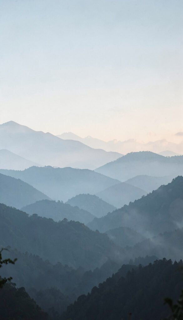 Montañas y niebla - Fotos de perfil aesthetic Pinterest