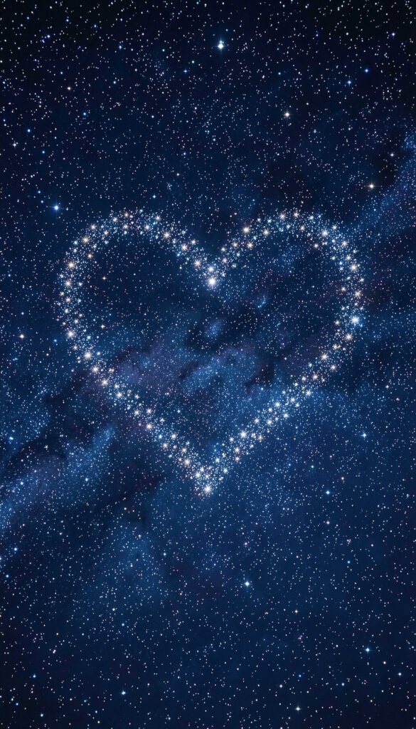 Constelación de amor - Fondos románticos para WhatsApp para