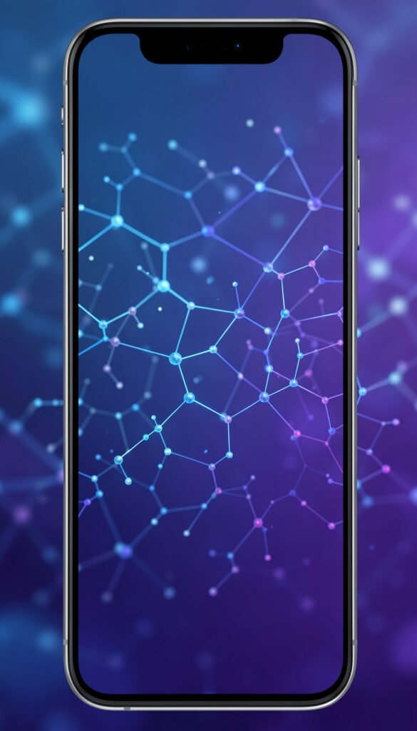 Diseño molecular moderno - carátulas de laboratorio creativas