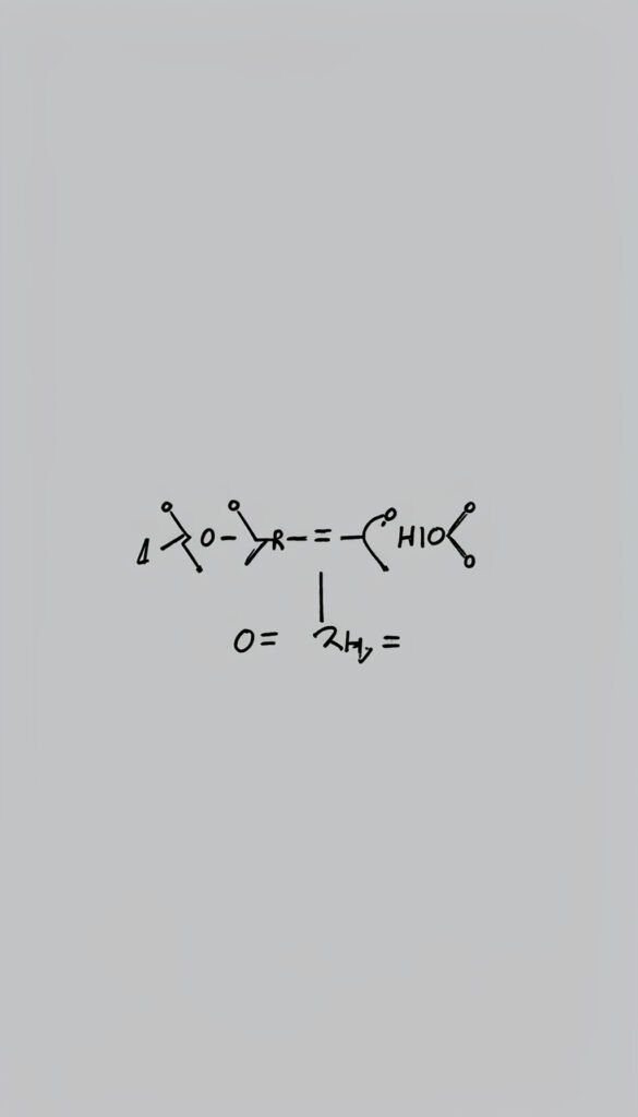 Ecuación Química Simple - Portadas de química aesthetic minimalistas