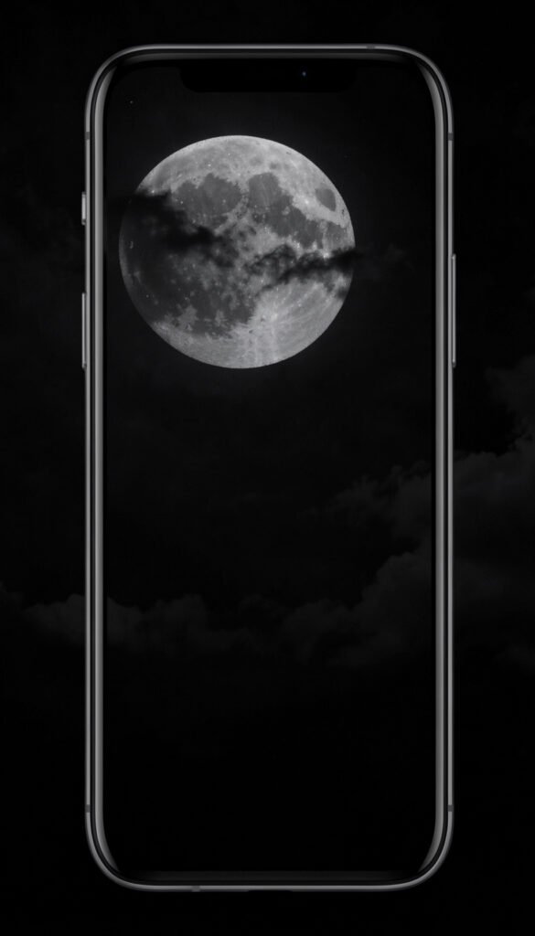 Luna llena oscura - Fotos de Perfil aesthetic negro