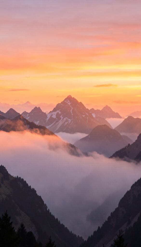 Amanecer en la Montaña - Imágenes bonitas para perfil de