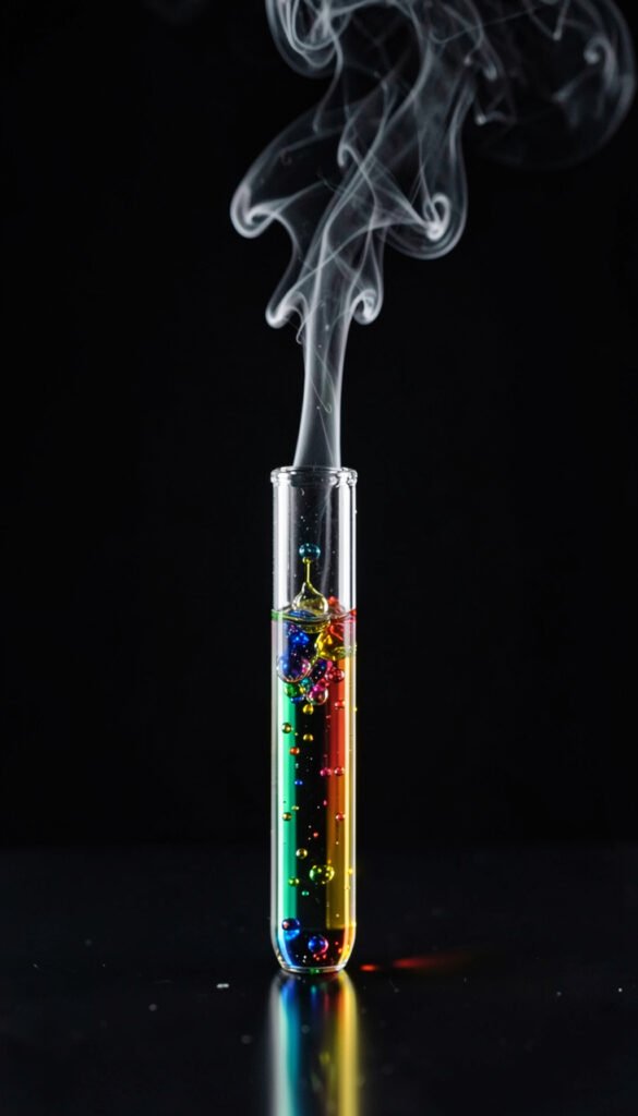 Reacción de colores - Portadas de química fáciles para