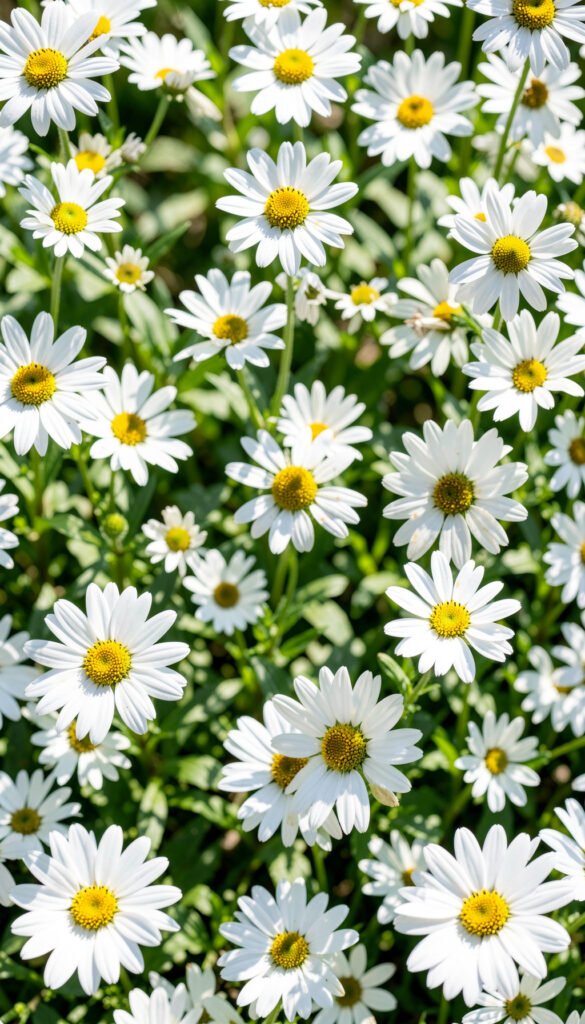 Margaritas bajo el sol - Fondos de flores naturales para