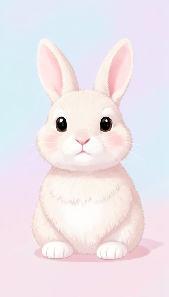 Conejito Ilustrado - fotos de perfil cute