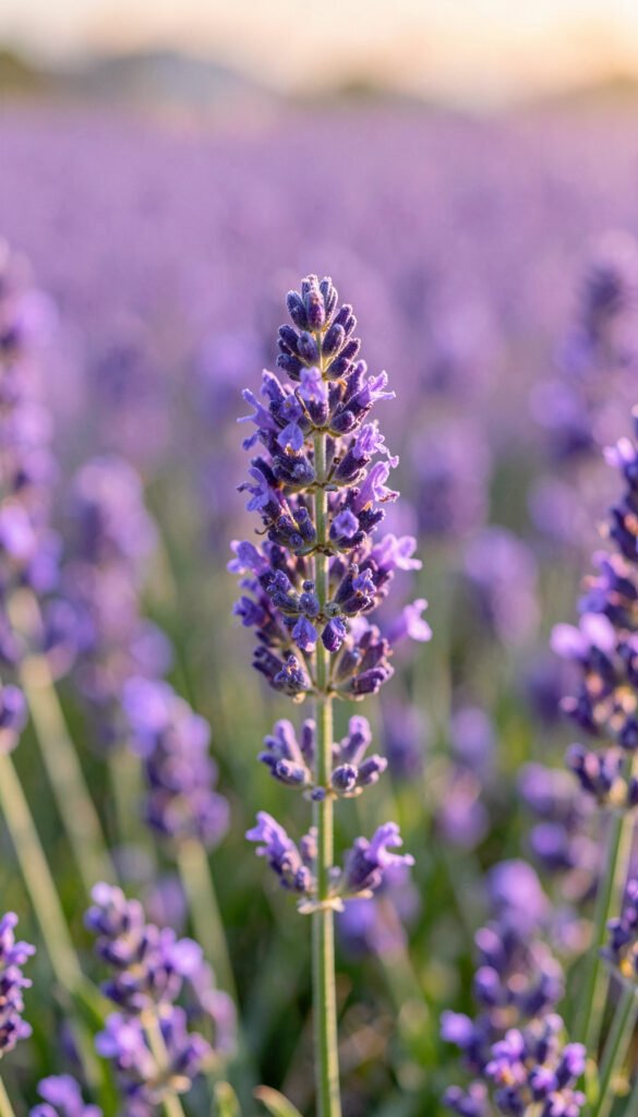Lavanda en flor - fotos de flores bonitas