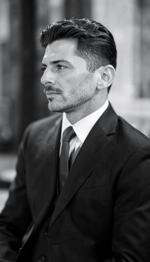 Clásico en Blanco y Negro - Fotos de perfil para hombres